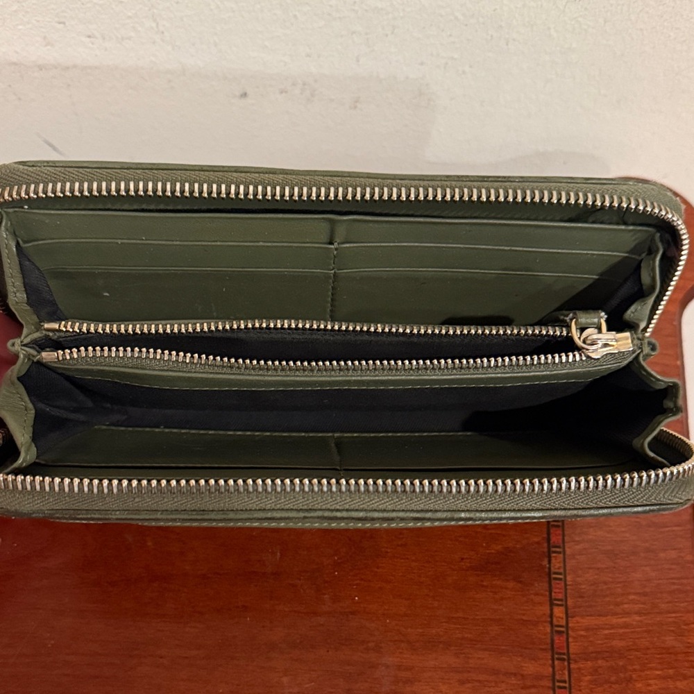 Bulgari Olive Green Wallet - Picture 3 of 6